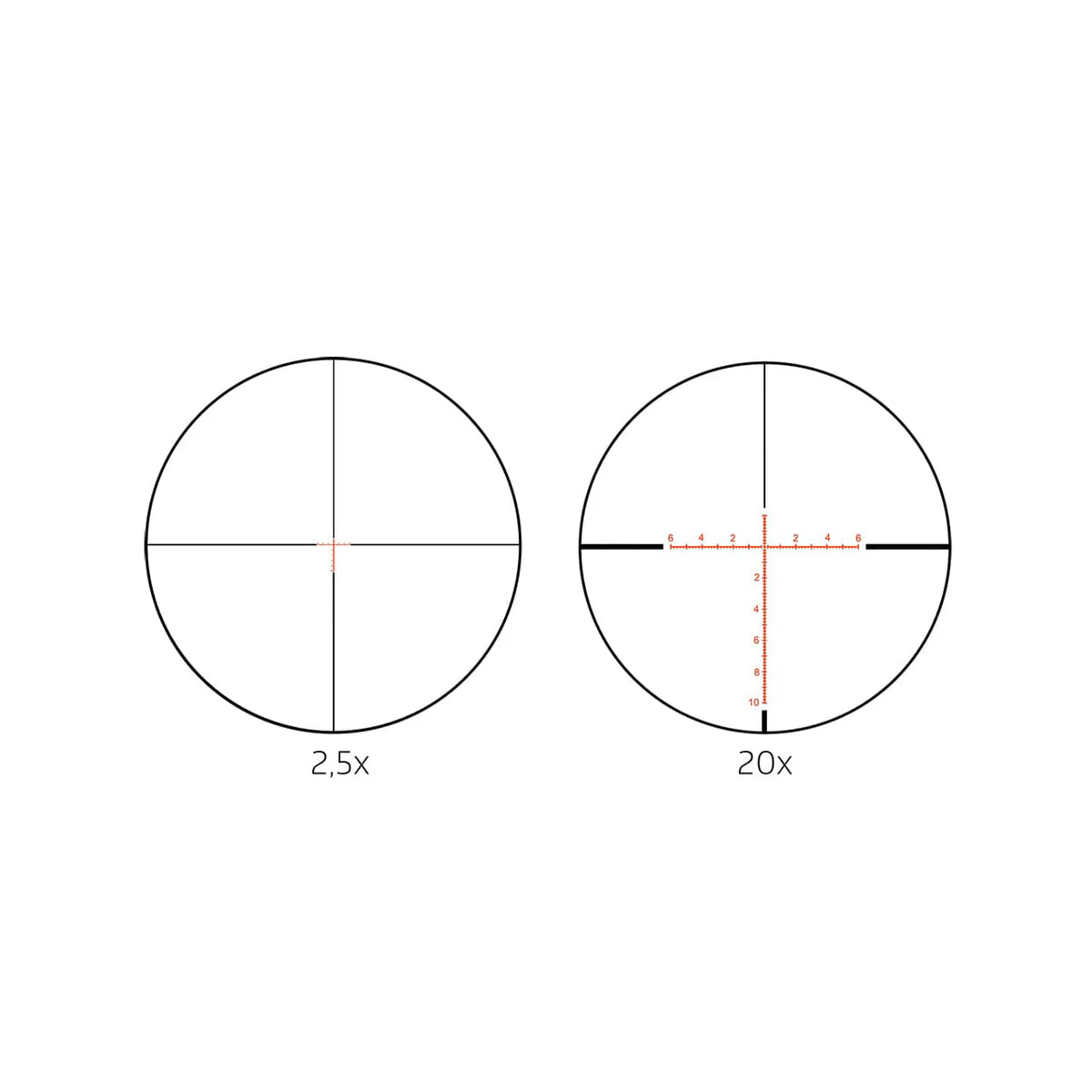 NOBLEX E-Optics - NZ8 2,5-20x50 LR inception MHR Absehen FFP