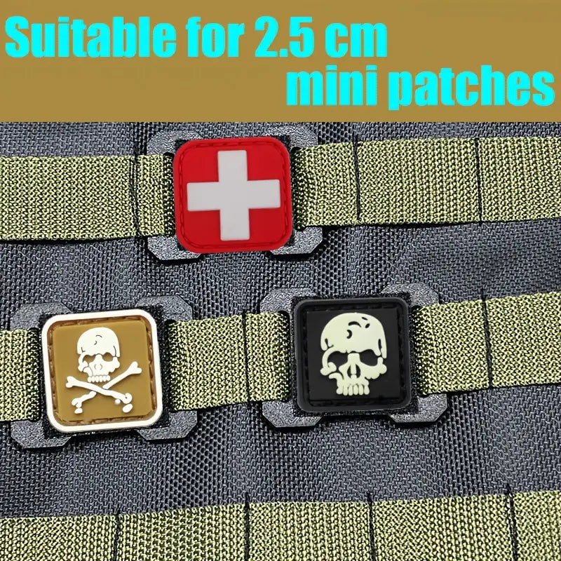 Molle Patchhalter Kunstoff 4er Set - Minipatches