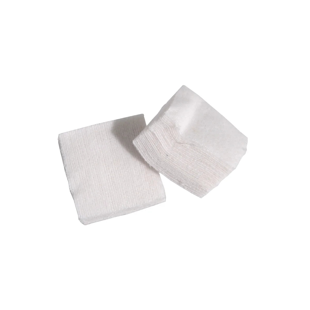 50 Reinigungspads aus Baumwolle weiß, 30 x 30 mm
