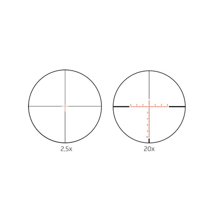 NOBLEX E-Optics - NZ8 2,5-20x50 LR inception MHR Absehen FFP
