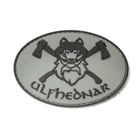 Patch Ulfhednar Oval Viking 7x5 cm