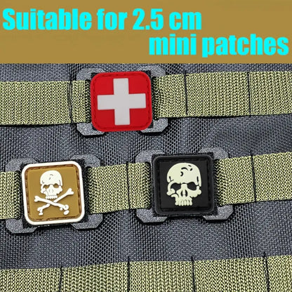 Molle Patchhalter Kunstoff 4er Set - Minipatches