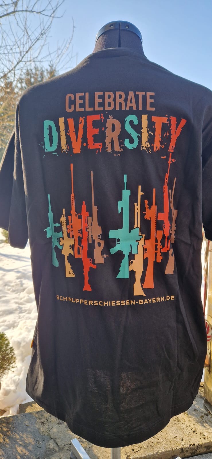 Celebrate Diversity - Schnupperschiessen Bayern Tshirt Kurzarm